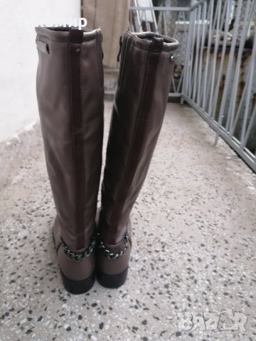 Дамски зимни кожени ботуши , снимка 4 - Дамски ботуши - 43708267