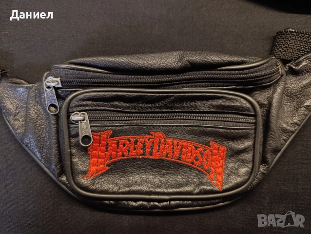 Кожена чантичка Harley Davidson , снимка 3 - Чанти - 52497305