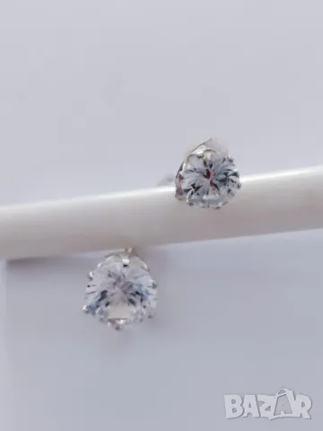 Сребърна обица за пъп С, снимка 2 - Обеци - 49311947