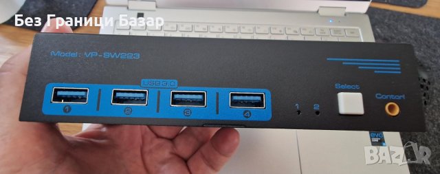 Нов 8K Displayport KVM Суич 2 PC 1 Монитор USB 3.0 Бързи Портове, снимка 8 - Друга електроника - 44060975