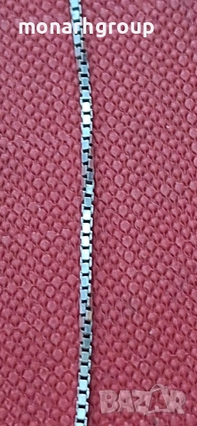 Сребърна верижка, снимка 4 - Колиета, медальони, синджири - 52713769