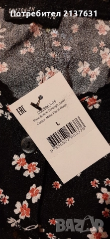 НОВА с Етикет ДАМСКА КЪСА НОЩНИЧКА - Размер L , снимка 2 - Нощници - 51886839