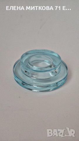 Ваза и свещник от цветно стъкло , снимка 9 - Декорация за дома - 52861040