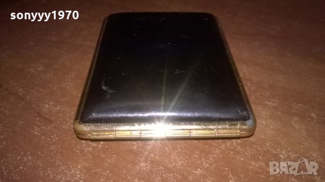 v.h germany-gold табакера с кожени страници-внос франция, снимка 10 - Колекции - 28186380