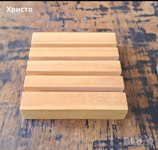 подложки за чаши стъклени на черни и бели квадрати Хенкелс Henkels с дървена поставка, снимка 12 - Други - 52381808