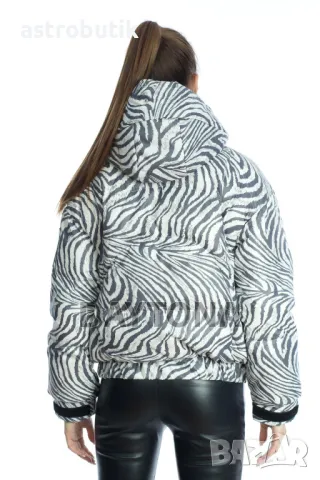 Късо яке с пълнеж от гъши пух- намаление!, снимка 3 - Якета - 48787545