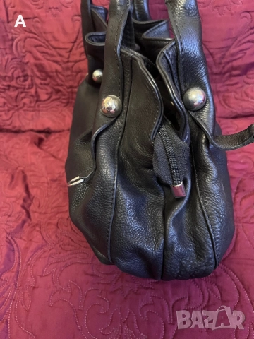 Дамска чанта естествена кожа , снимка 6 - Чанти - 39724429