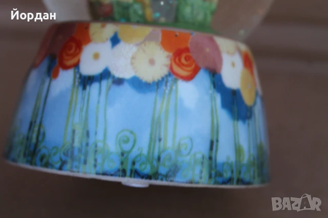 Немска стъклена топка/глобус с фигурка ''Goebel'', снимка 9 - Антикварни и старинни предмети - 51107862