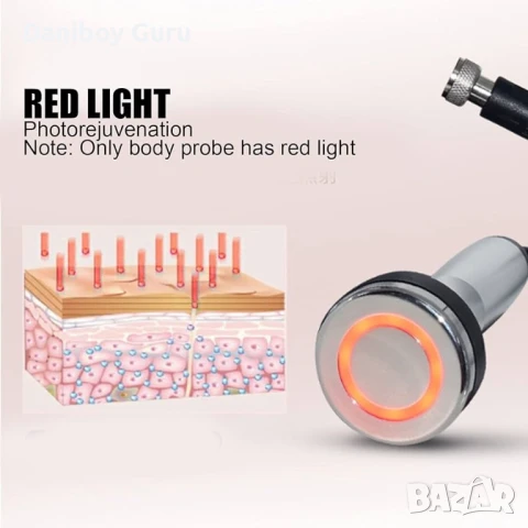 Кавитация Радиочестотен масажор за лице RF радиочестотно устройство Устройство за лице за тяло,, снимка 6 - Други - 50959271