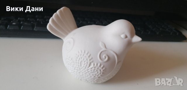 скулптура птичка с релеф, снимка 3 - Статуетки - 33628919