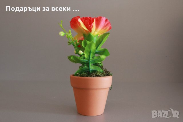 НОВО! Декоративни изкуствени цветя в саксия. Изкуствени цветя за дома или офиса, снимка 4 - Изкуствени цветя - 28244145