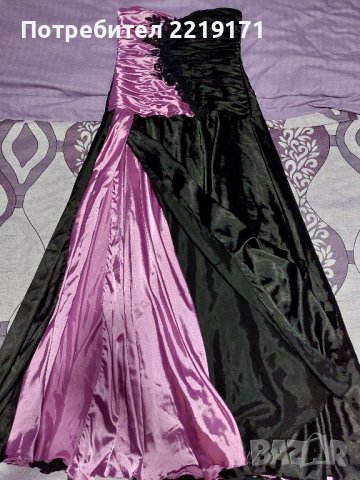 Сатенена официална рокля. , снимка 4 - Рокли - 43355721