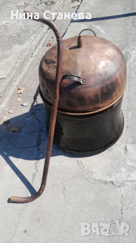 Продавам меден казан  за варене на ракия.З, снимка 2 - Казани за ракия - 51317324