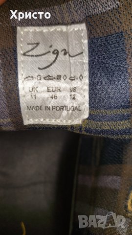 Обувки от естествена кожа ZIGN, снимка 6 - Мъжки боти - 43402116