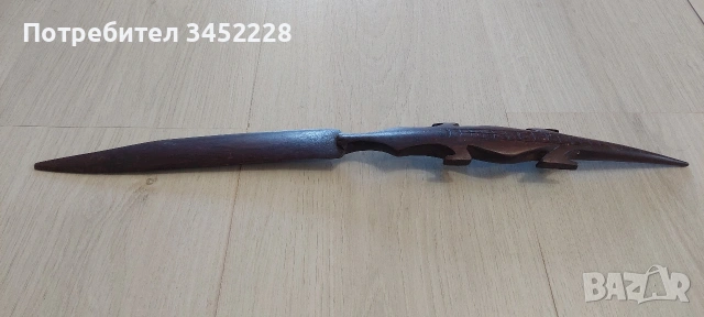 дърворезба масив за ценители 45см , снимка 4 - Декорация за дома - 53200915