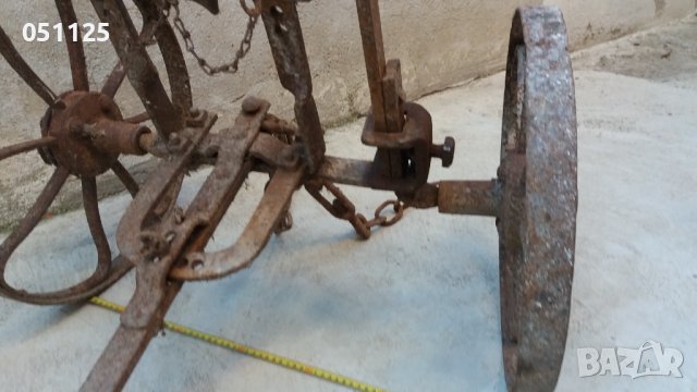 отличен възрожденски колесар, теглич за рало плуг, снимка 4 - Антикварни и старинни предмети - 38211556