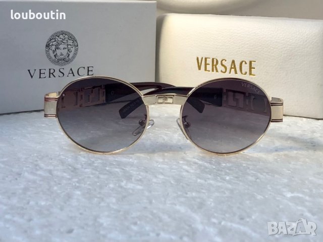 -25 % разпродажба Versace 2022 дамски слънчеви очила мъжки унисекс овални кръгли, снимка 4 - Слънчеви и диоптрични очила - 38728534