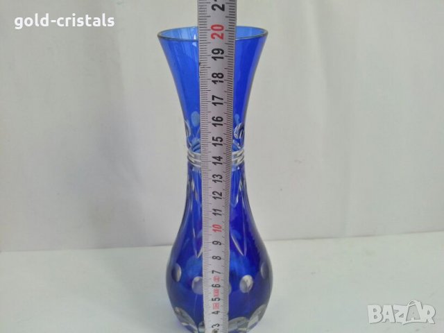 ретро кристална ваза, снимка 5 - Антикварни и старинни предмети - 26744057