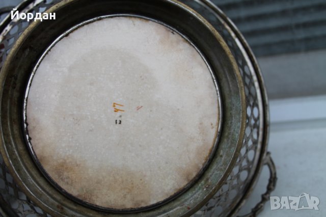 Порцеланова фруктиера 1920 година, снимка 9 - Колекции - 39303890