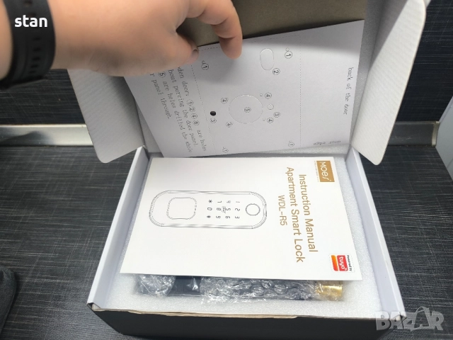 Умна брава MOES, снимка 3 - Входни врати - 52451832