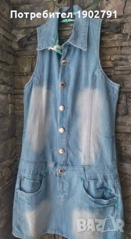 Дамска дънкова рокля , снимка 1
