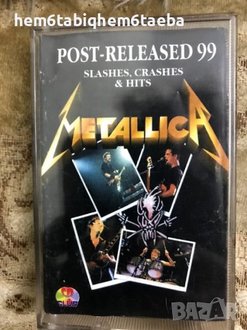 Рядка касетка - Metallica - Slashes, Crashes and Hits