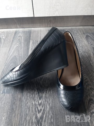 Кожени обувки на платформа , снимка 3 - Дамски ежедневни обувки - 38337322