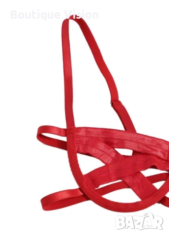 Ново. Червенo секси бельо 2 вида, снимка 4 - Бельо - 47753659