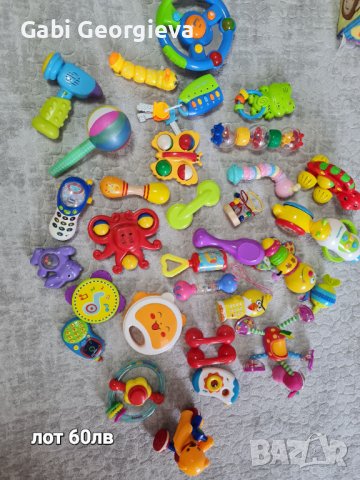Лот бебешки дрънкалки,гушкалки,чесалки , снимка 3 - Дрънкалки и чесалки - 38845718