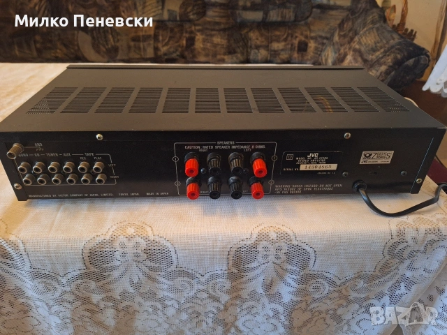 ,JVC AX 222 BK.STEREO AMPLIFIER.MADE IN JAPAN., снимка 7 - Ресийвъри, усилватели, смесителни пултове - 53208277