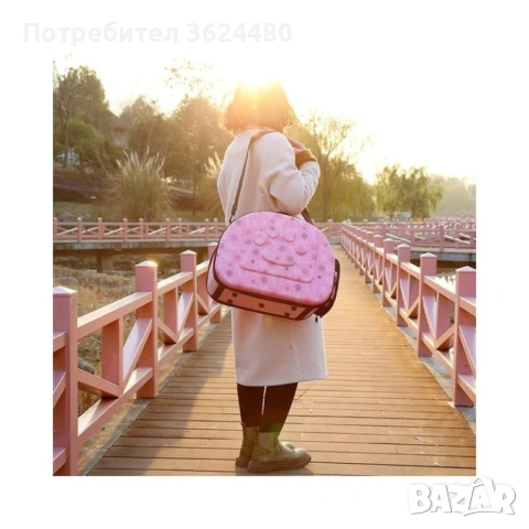 ЧАНТА ЗА ПРЕНАСЯНЕ НА МАЛКИ ПОРОДИ КУЧЕТА И КОТЕТА 2746, снимка 6 - За кучета - 53534982