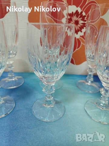 К-т кристални чаши НОВО, снимка 12 - Чаши - 53144669