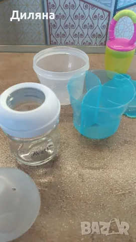 AVENT Купа за съхранение на мляко+стъклено шише и силиконов биберон , снимка 5 - Столчета за хранене - 50217051