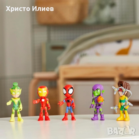 Спайди и невероятните му приятели - Игрален комплект с фигурки герои и злодеи, снимка 2 - Фигурки - 52132280