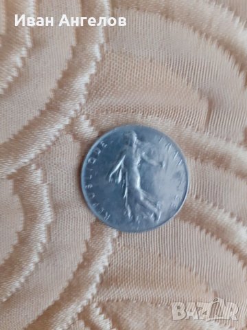Монета от 1 френски франк , снимка 2 - Нумизматика и бонистика - 33061660