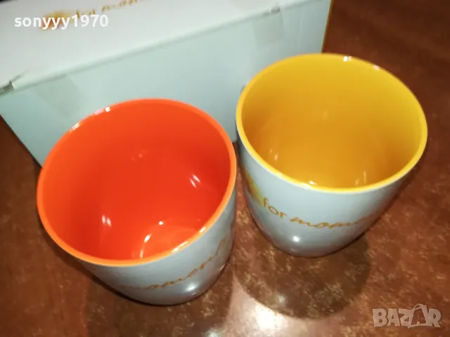 2БР КЕРАМИЧНИ ЧАШИ-НОВИ 2212241511, снимка 3 - Антикварни и старинни предмети - 48433505