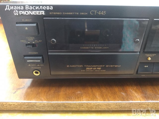 Pioneer CT-445 • Stereo Cassette Deck •, снимка 2 - Декове - 32466943