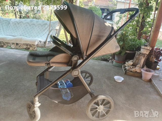 Комбинирана количка Moon Clicc Moss Green Melange