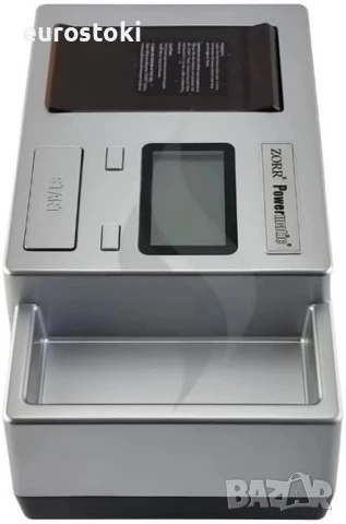 Zorr powermatic 3 plus Електрическа машина за цигари, с LCD екран за броене, сребриста, снимка 1