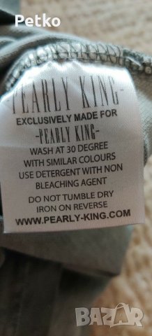 Pearly King мъжка стилна тениска с яка, снимка 3 - Тениски - 28832499