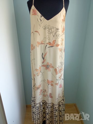 Дълга рокля H&М 40 М/Л, снимка 3 - Рокли - 37257306