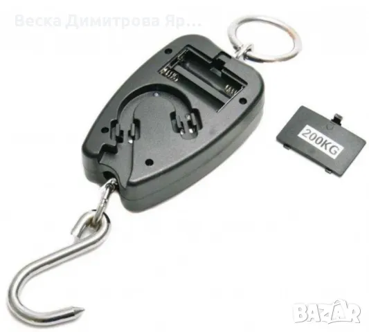 Електронен кантар с кука за измерване на тежък товар до 200 килограма, снимка 3 - Друга електроника - 48091134