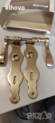 Месингови дръжки за врата Portaferm #1, снимка 2 - Антикварни и старинни предмети - 48582355
