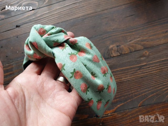 Диадема с ягодки Диадема с възел Ръчна Изработка Аксесоари за коса Диадеми, снимка 2 - Аксесоари за коса - 38080958