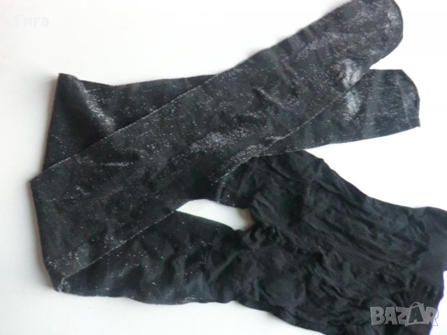 чорапогащник черно с ламе, снимка 2 - Дамски чорапи - 39307177