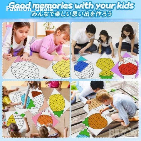 Нов комплект за правене на хвърчила 6 броя Играчки игри деца занаят, снимка 2 - Други - 40336664