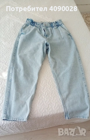 Сини дънки с ластик Sinsay , снимка 1 - Дънки - 53256015