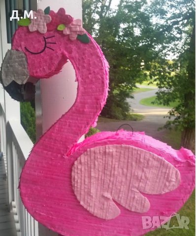 Пинята фламинго, снимка 3 - Декорация - 28803172