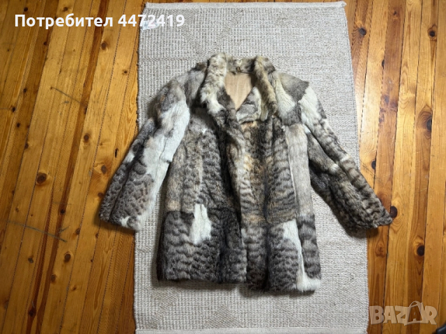 Дамско зимно палто от заек