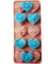 10 сърца сърце с Ангел Купидон силиконов молд форма за шоколадов бонбони гипс и др, снимка 1